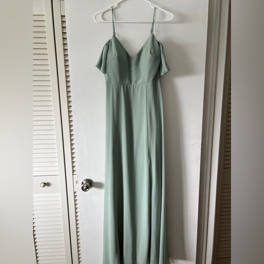 Birdie Grey Bridesmaids Dress in Sage